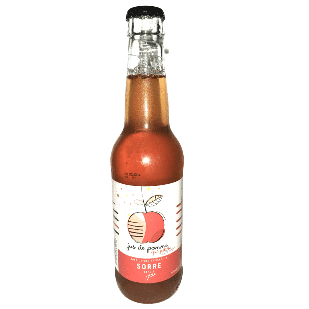 jus de pomme pétillant 33 cl