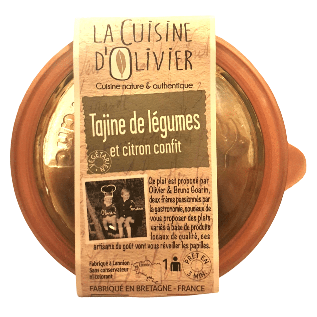 Tajines de légumes et citron confit