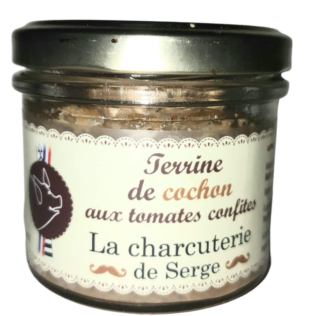 terrine de cochon aux tomates confites