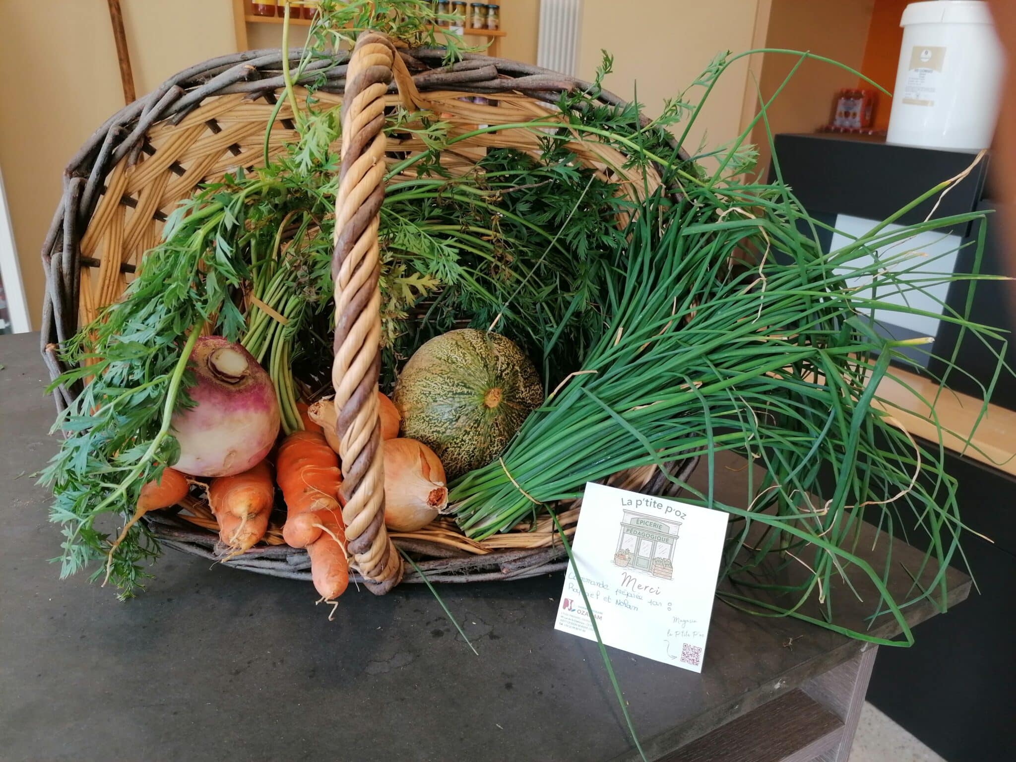 Panier de légumes