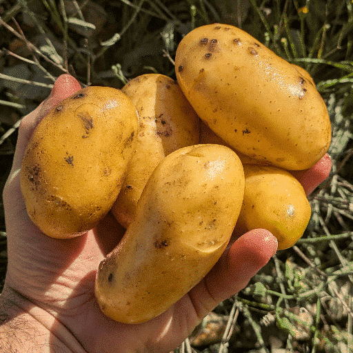 Pomme de terre à chair ferme